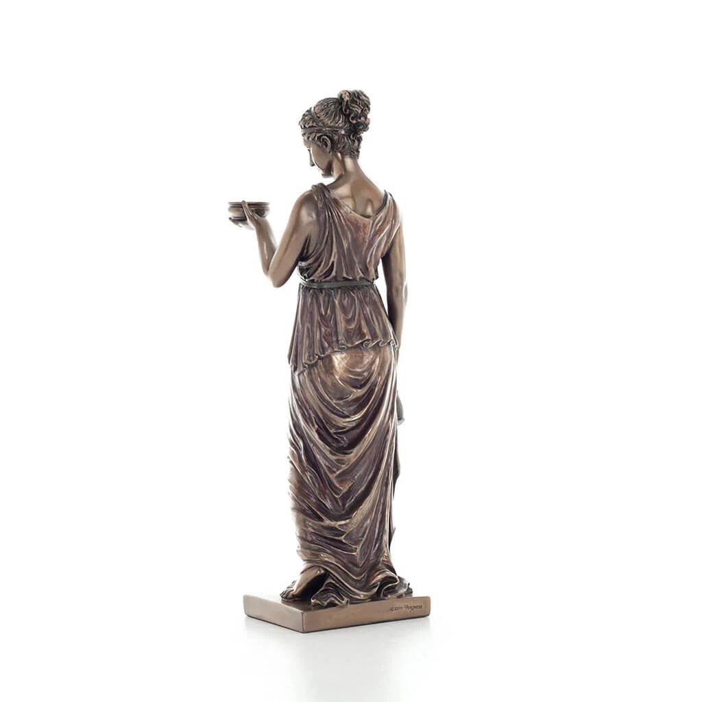 Hebe – Goddess of Youth – Bronze-Finish Statue – 31 cm – view 2