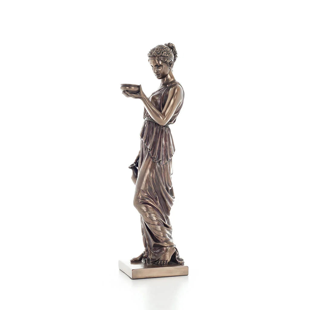 Hebe – Goddess of Youth – Bronze-Finish Statue – 31 cm – view 3