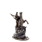 Saint George and the Dragon — Bronze-Finish Statue – 23 × 21 cm – view 2