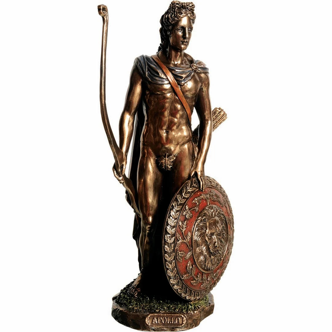 Apollo – Olympian God – Bronze-Finish Statue – 30 cm – view 1