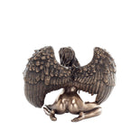 Fallen Angel — Beauty and Despair — Bronze-Finish Statue – 14 × 17 cm – view 3