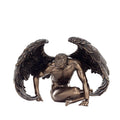 Fallen Angel – Sorrow and Redemption – Bronze-Finish Statue – 20 × 14 cm – view 1
