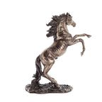 Rearing Horse – Bronze-Finish Resin Statue – 28 × 31 cm – view 3