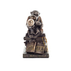 Wise Monkey — Knowledge and Contemplation — Bronze-Finish Statue – 17.5 cm – view 1