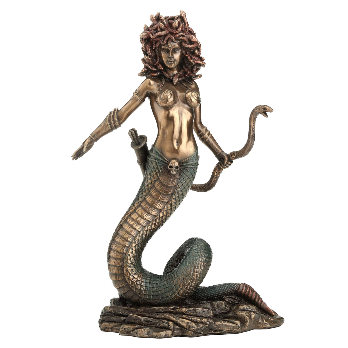 Medusa — Archer — Bronze-Finish Statue, 22 cm – view 4