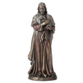 Jesus, the Good Shepherd – Bronze-Finish Resin Statue – 16 cm – view 1