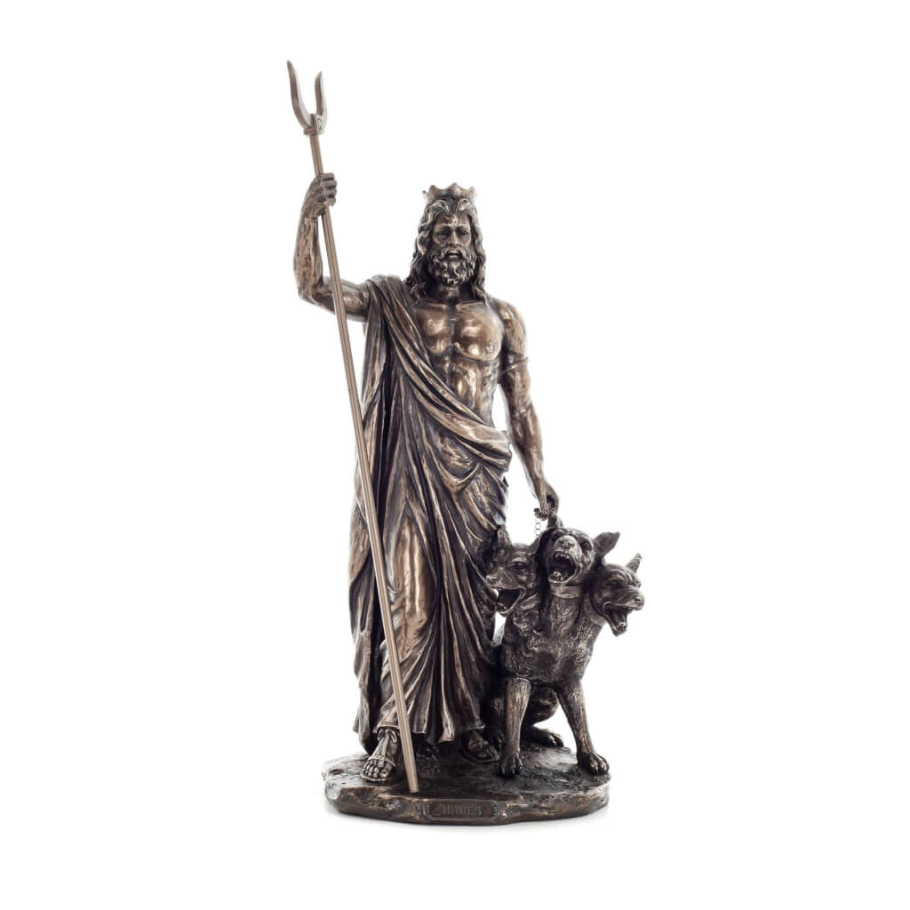 Hades – God of the Underworld – Bronze-Finish Statue – 32.5 cm – view 1