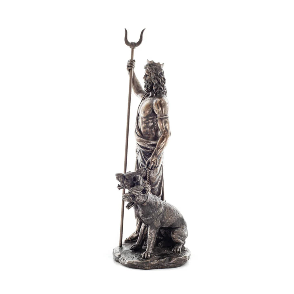 Hades – God of the Underworld – Bronze-Finish Statue – 32.5 cm – view 2