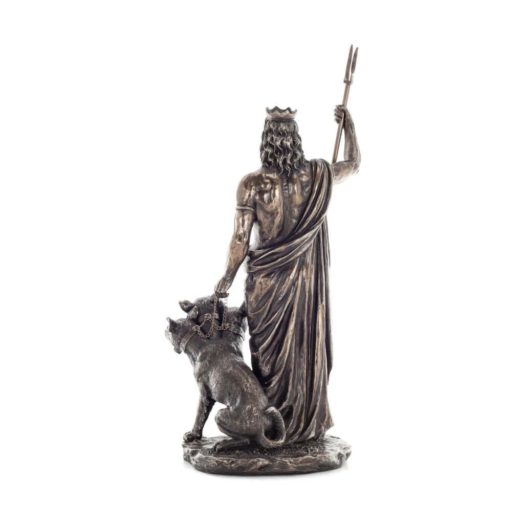 Hades – God of the Underworld – Bronze-Finish Statue – 32.5 cm – view 3