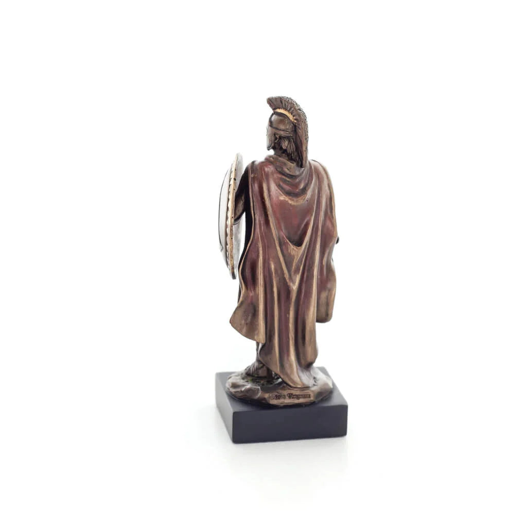 Leonidas, King of Sparta – Bronze-Finish Resin Statue – 12 cm – view 3