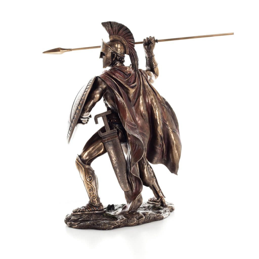 Leonidas — King of Sparta — Bronze-Finish Statue – 52 cm – view 3