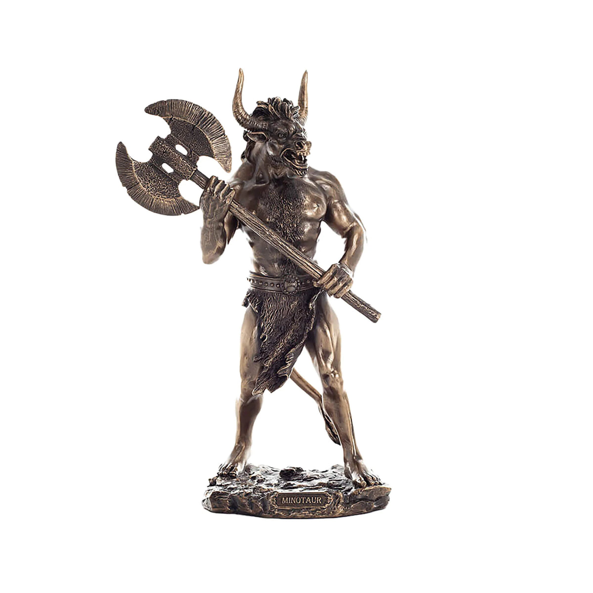Minotaur – Greek Mythology – Bronze-Finish Statue – 28 cm – view 1
