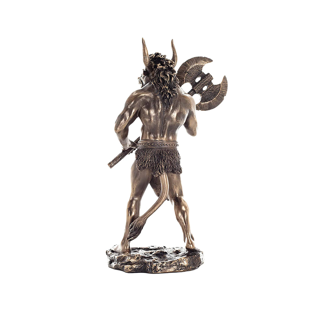 Minotaur – Greek Mythology – Bronze-Finish Statue – 28 cm – view 3