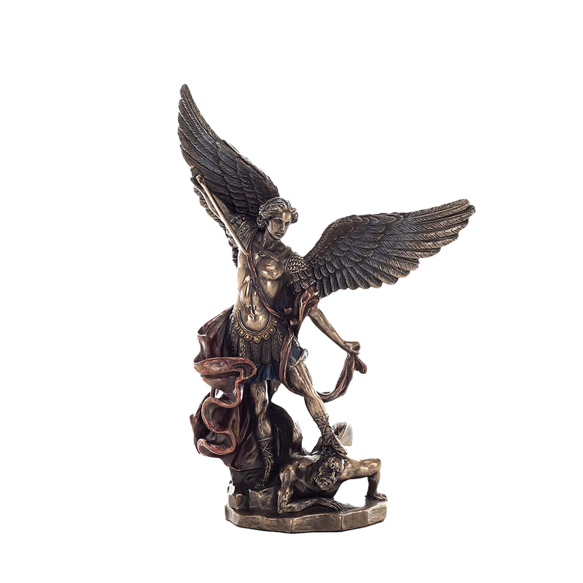 Archangel Michael – Defender of Heaven – Bronze-Finish Statue – 20 cm – view 1