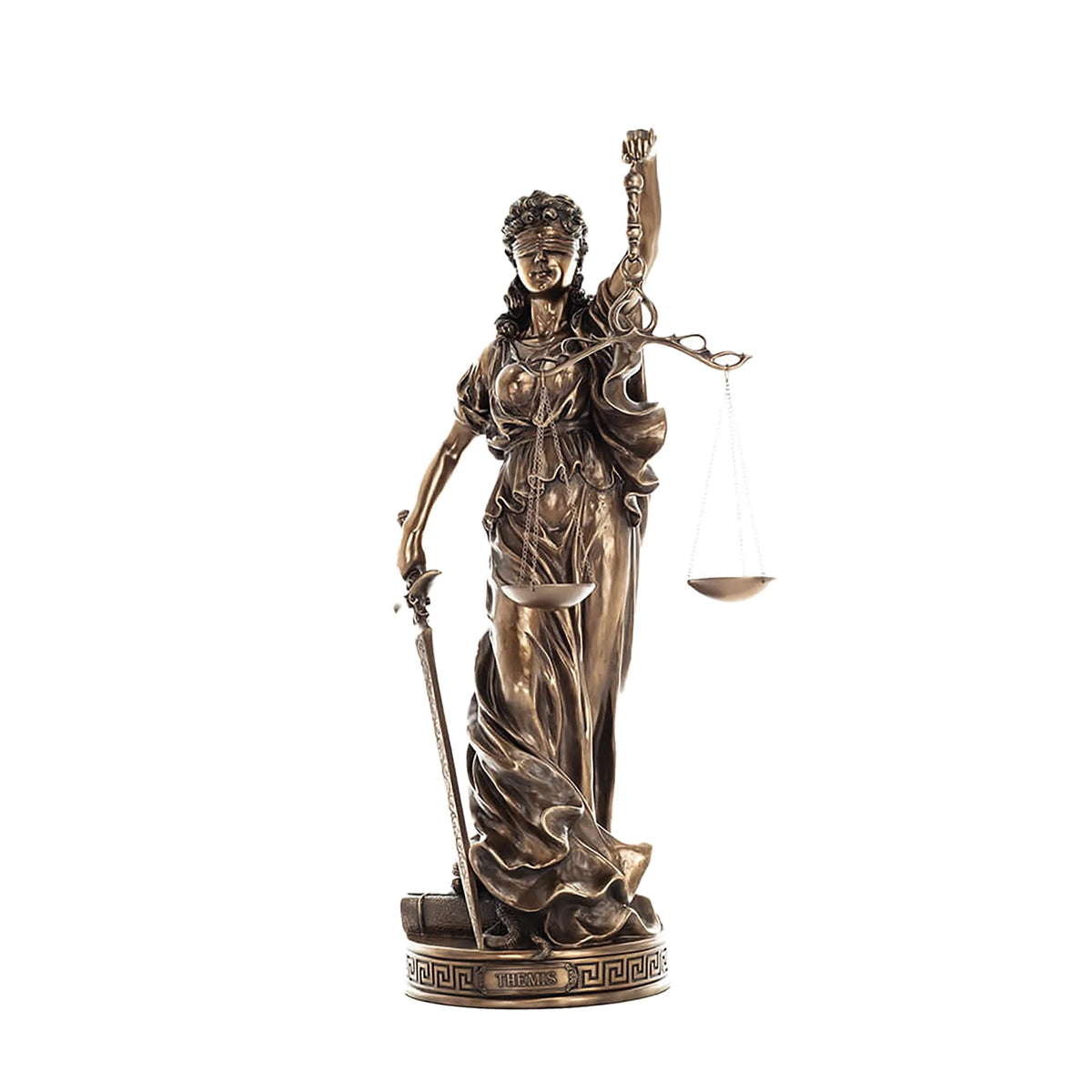 Themis — Goddess of Justice — Bronze Finish Statue, 60 cm – view 1