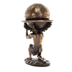 Atlas, Titan of Greek Mythology – Bronze-Finish Resin Statue – 23.5 cm – view 3