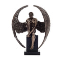 Fallen Angel — Contemplation — Bronze Finish Statue, 61 × 46 cm – view 1