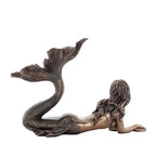 Mermaid — Siren of the Sea — Bronze Finish Statue, 67 × 25 × 44 cm – view 3