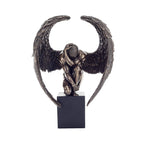 Fallen Angel — Sorrow and Redemption — Bronze-Finish Statue, 25.5 cm – view 1