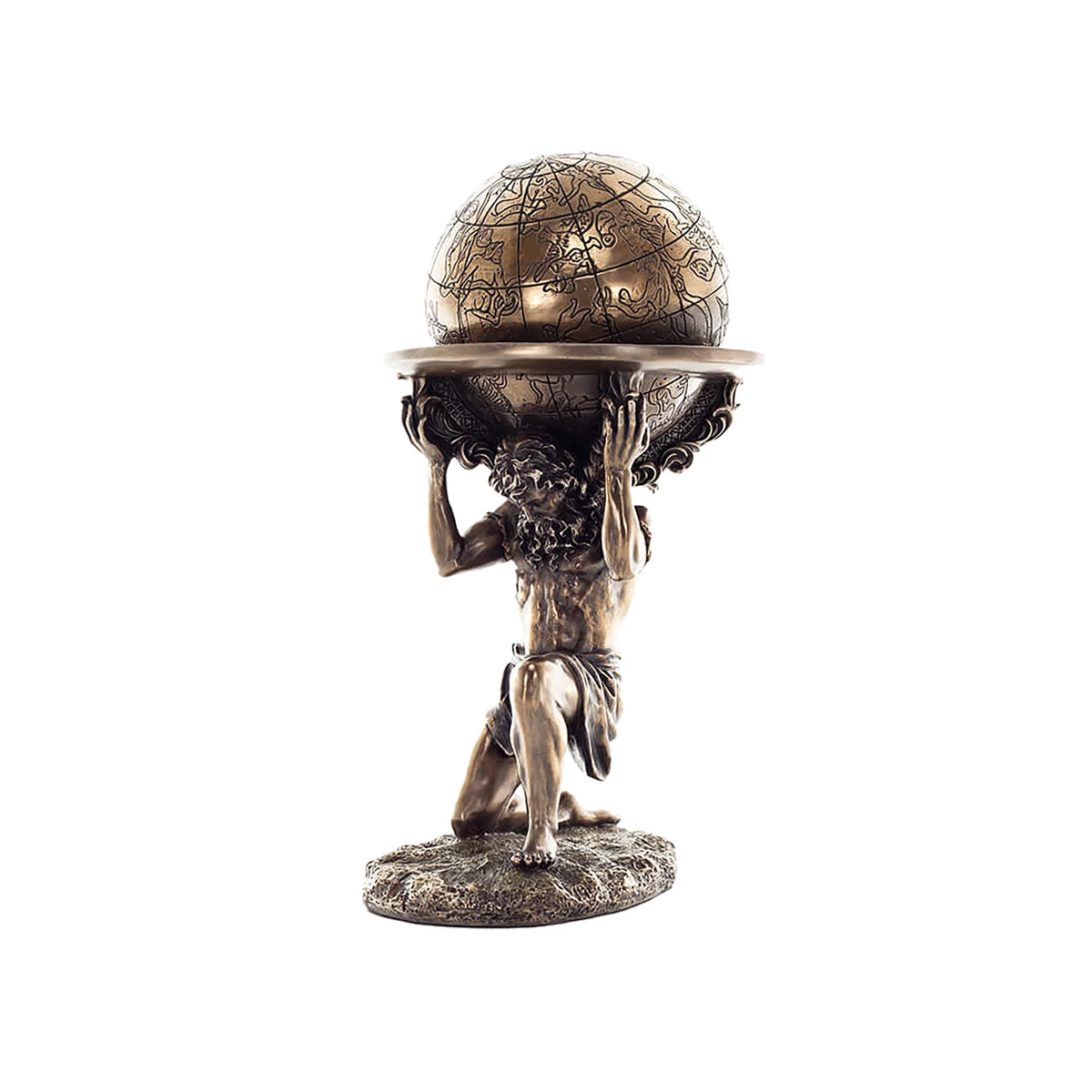 Atlas Jewellery Box – Bronze-Finish Resin – 23 cm – view 1