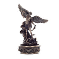 Archangel Michael Bronze-Finish Holy Water Font – 21 cm – view 1