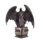 Dark Angel of Death – Bronze-Finish Resin Statue – 28 × 32.5 cm – view 1