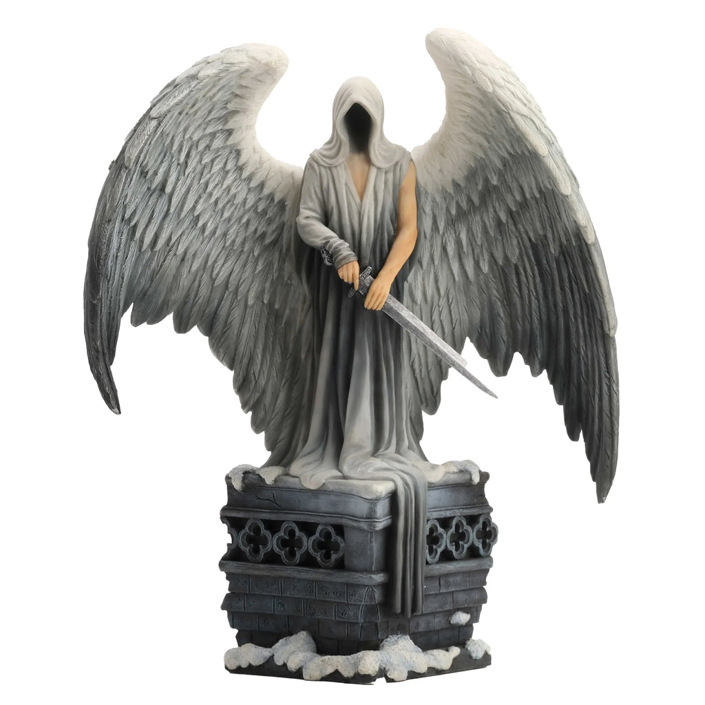 Dark Angel of Death — Resin Statue, 28 × 32.5 cm – view 1
