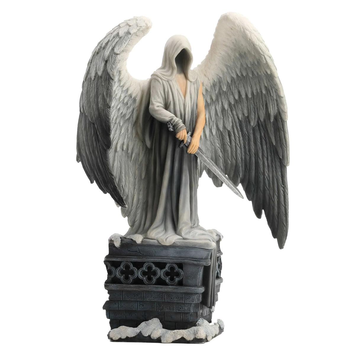 Dark Angel of Death — Resin Statue, 28 × 32.5 cm – view 2