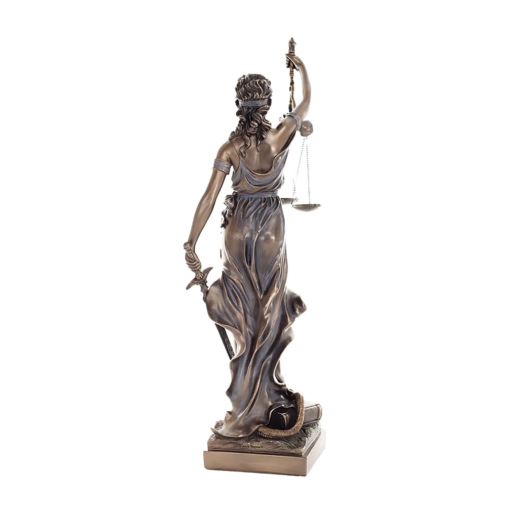 Themis — Goddess of Justice — Bronze-Finish Statue – 50 cm – view 3