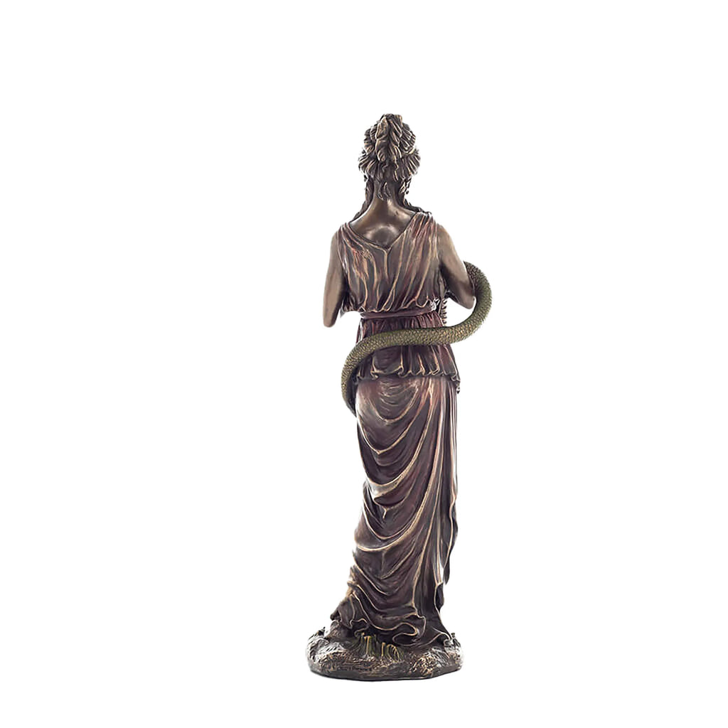 Hygieia — Goddess of Health — Bronze-Finish Statue, 27.5 cm – view 3