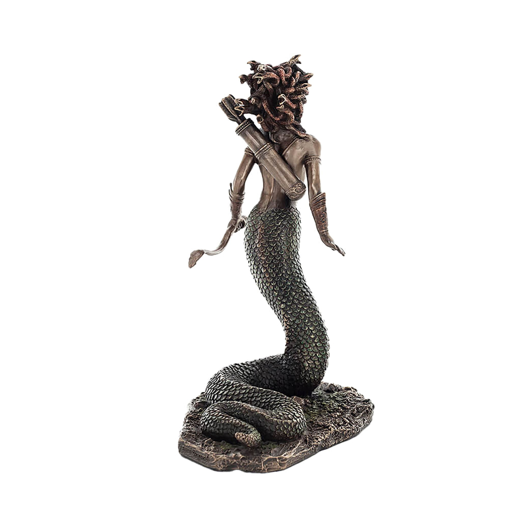Medusa — Archer — Bronze-Finish Statue, 21 cm – view 3