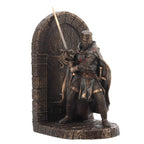 Knights Templar Warrior – Bronze-Finish Resin Statue – 19 cm – view 1