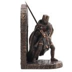 Knights Templar Warrior – Bronze-Finish Resin Statue – 19 cm – view 2