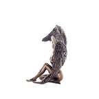 Fallen Angel — Sorrow and Beauty — Bronze-Finish Statue – 16.5 cm – view 2
