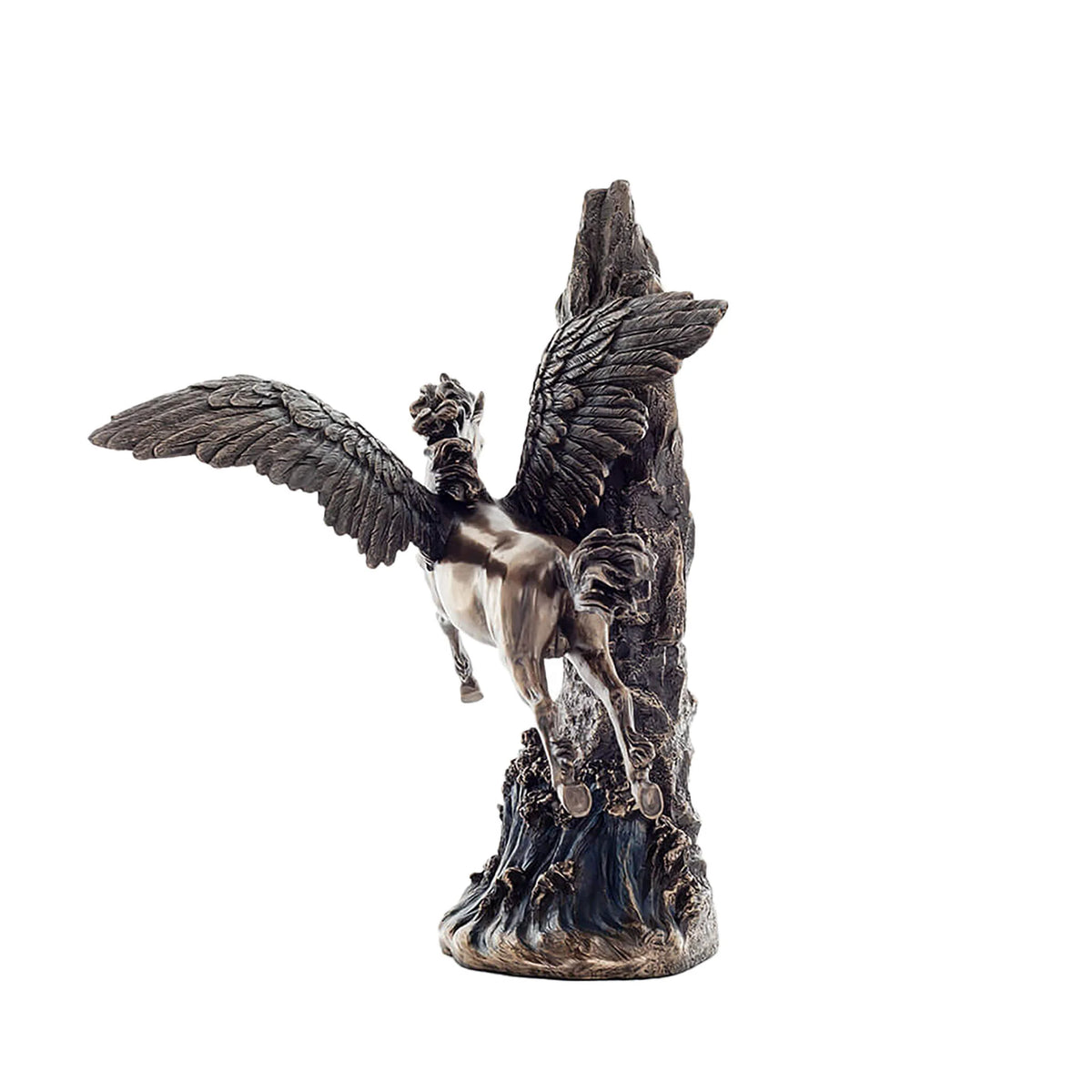 Pegasus, the Winged Horse – Bronze-Finish Resin Statue – view 2