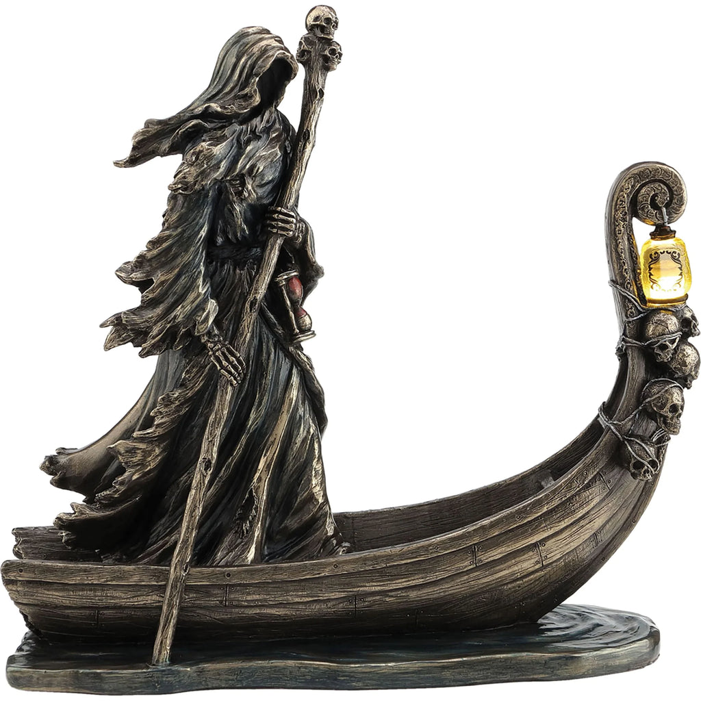 Charon — Ferryman of the Underworld — Bronze Finish Statue, 27.5 cm – view 1