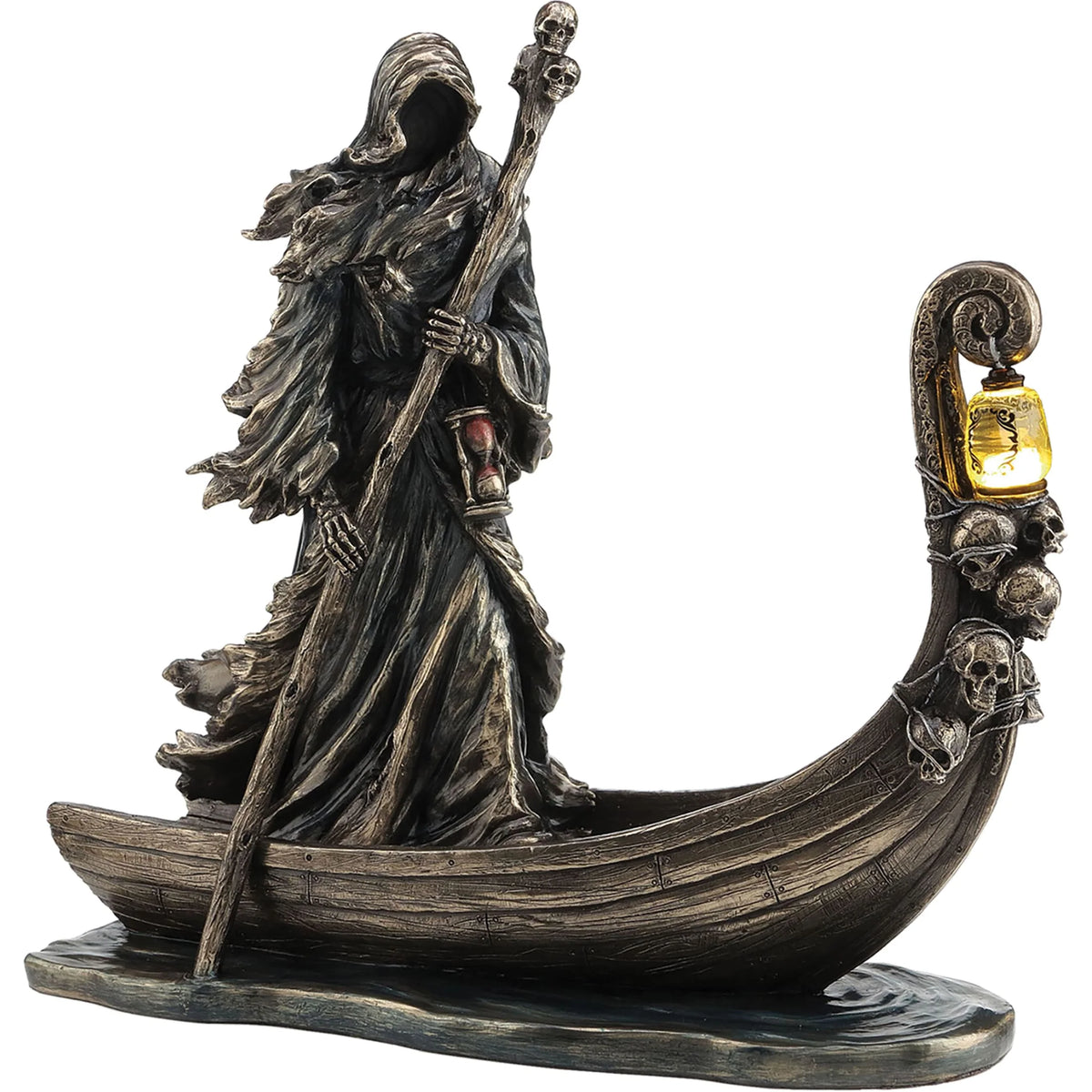 Charon — Ferryman of the Underworld — Bronze Finish Statue, 27.5 cm – view 2