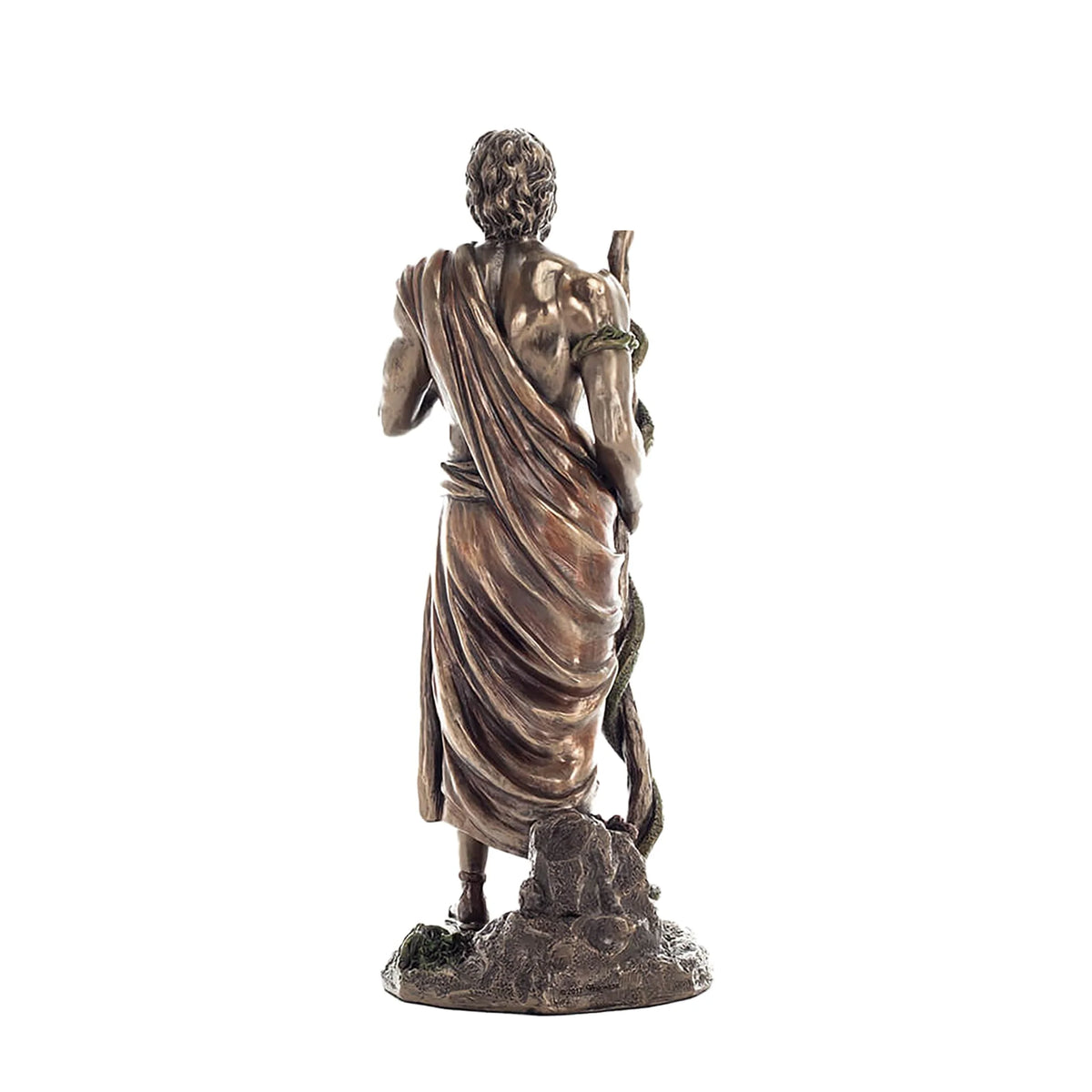 Asclepius – God of Medicine – Bronze-Finish Statue – 26 cm – view 3