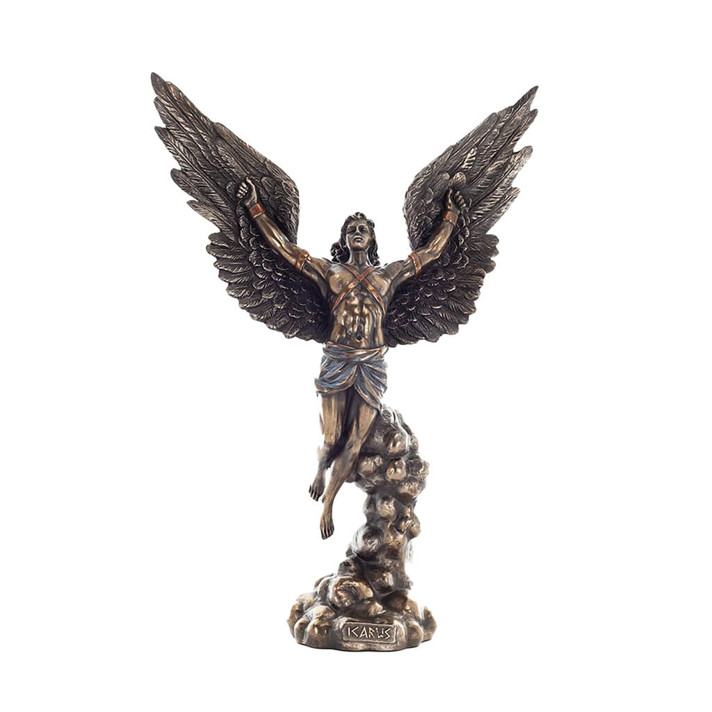 Nike — The Winged Goddess — Bronze Finish Statue – view 1