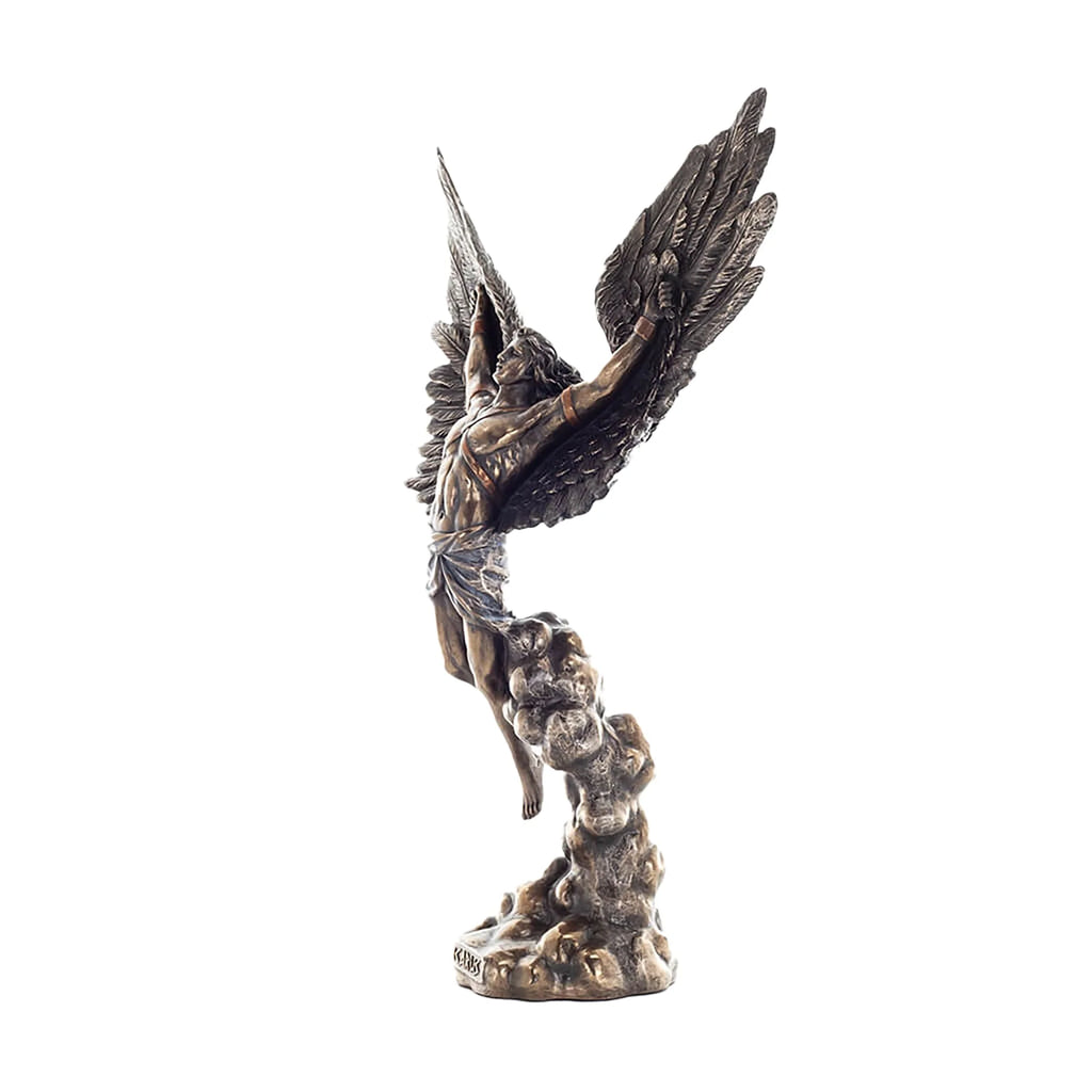 Nike — The Winged Goddess — Bronze Finish Statue – view 2