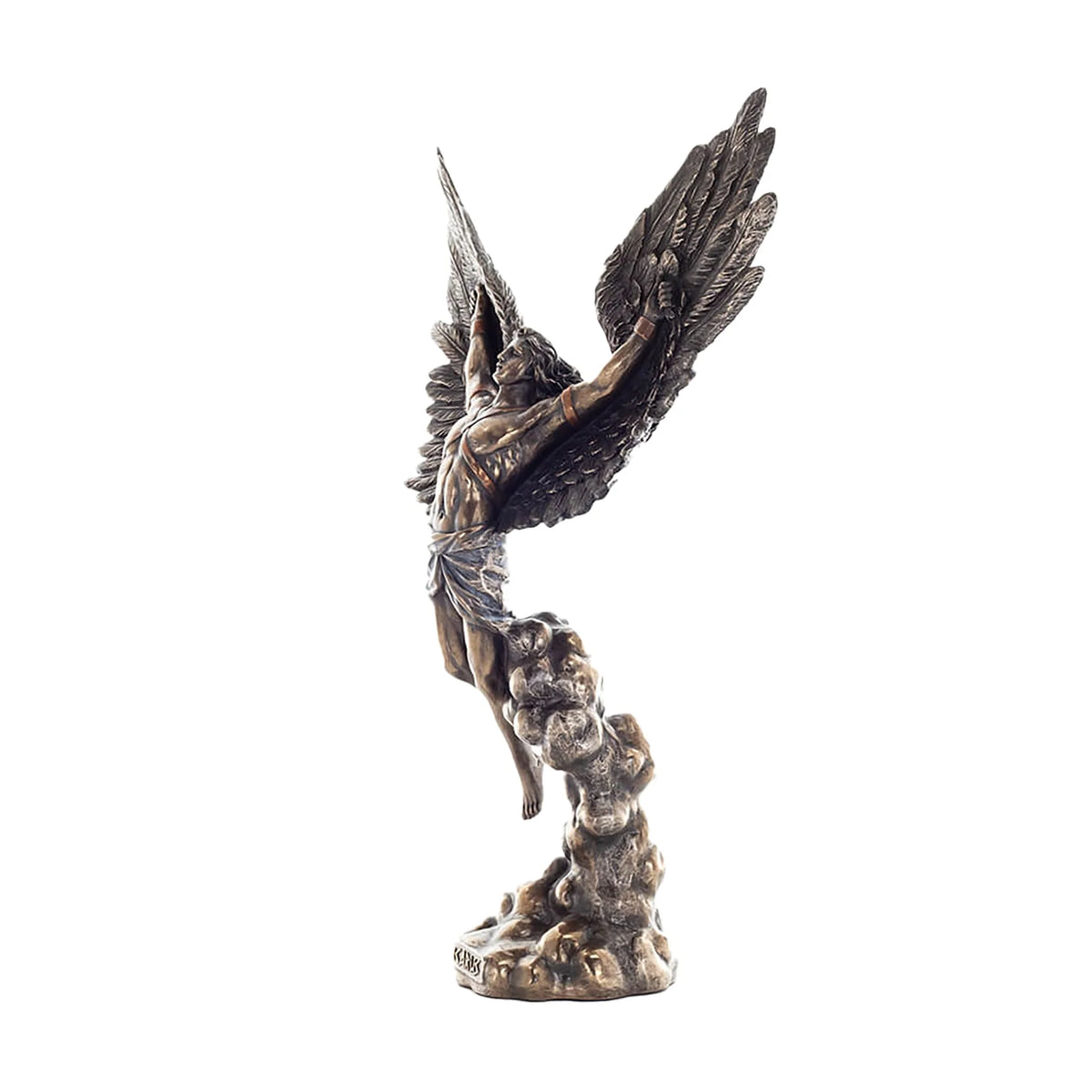 Nike — The Winged Goddess — Bronze Finish Statue – view 2