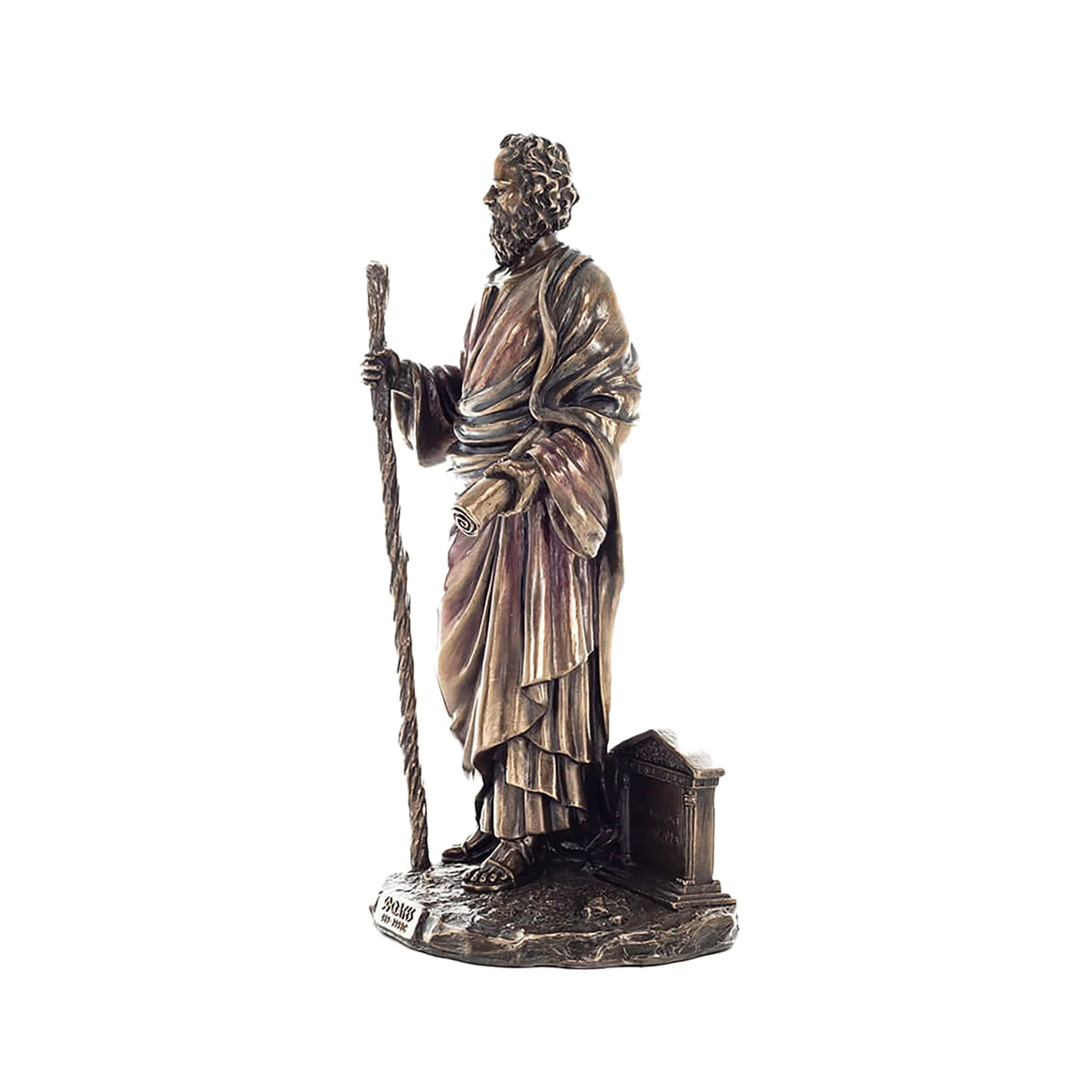 Socrates — Greek Philosopher — Bronze-Finish Statue – 30 cm – view 2