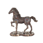 Steampunk Mechanical Horse – Bronze-Finish Statue – 25 cm – view 1