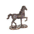 Steampunk Mechanical Horse – Bronze-Finish Statue – 25 cm – view 2