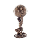 Atlas — Titan — Bronze-Finish Statue – 21 cm – view 2