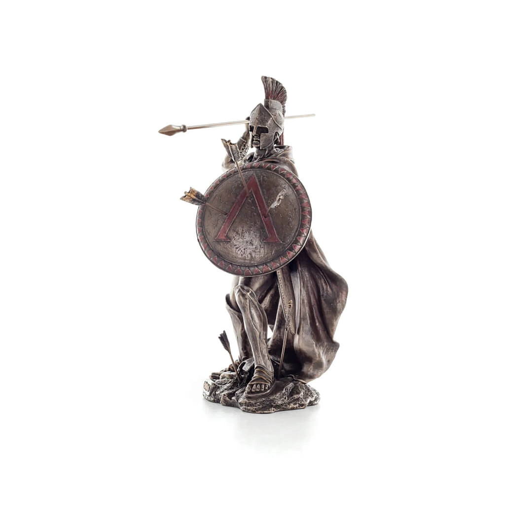 Leonidas — King of Sparta — Bronze-Finish Statue – 21 cm – view 3