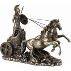 Athena on a Chariot — Bronze-Finish Statue – 22 × 26.5 cm – view 1