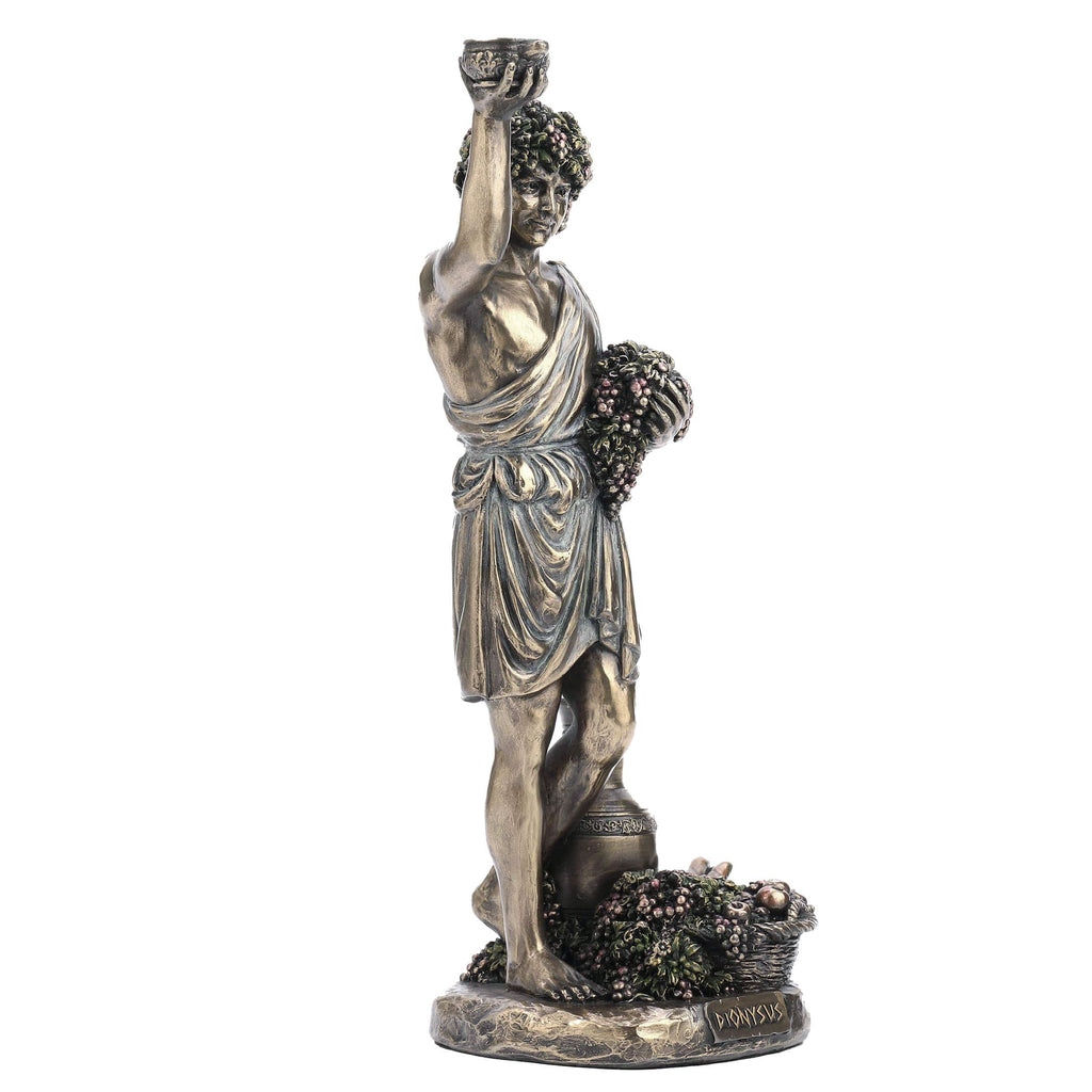 Dionysus — God of Wine — Bronze-Finish Statue, 28 cm – view 3