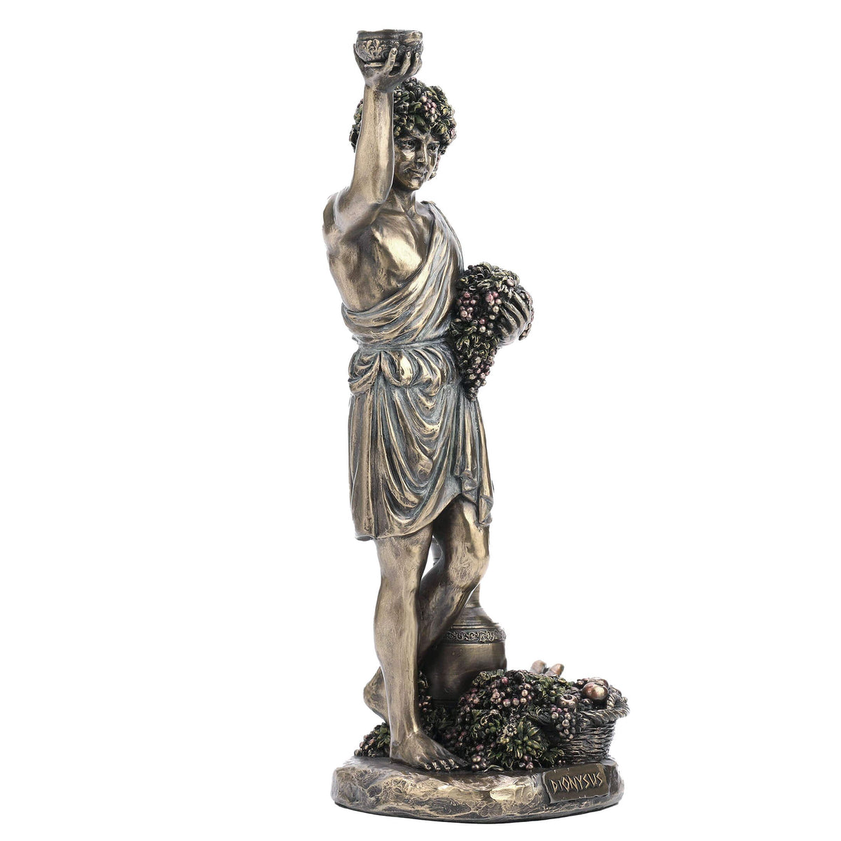 Dionysus — God of Wine — Bronze-Finish Statue, 28 cm – view 3