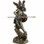 Athena – Goddess of Wisdom and War – Bronze-Finish Statue – 21 cm – view 2